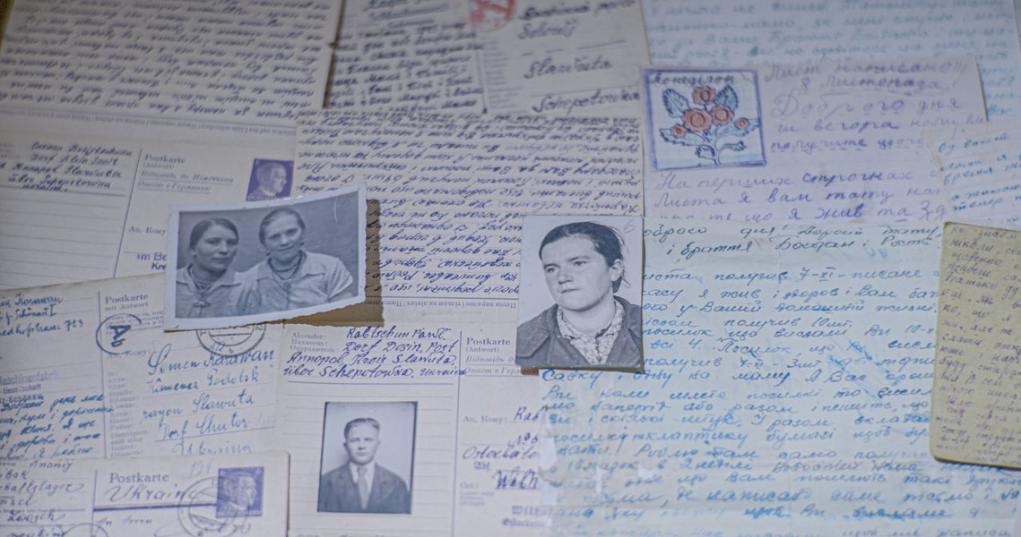 Forced laborer letters that had been in Ukrainian archives for 78 years